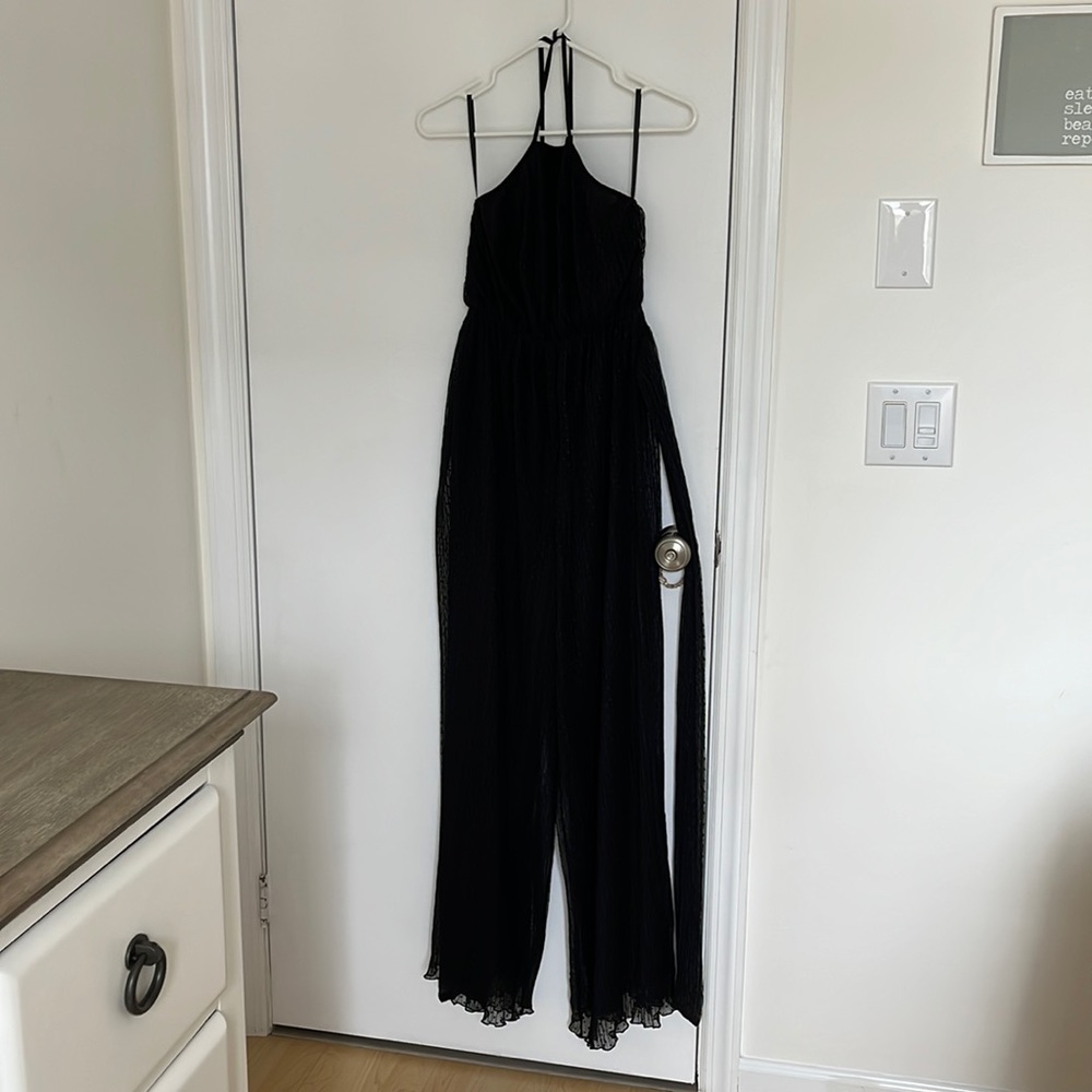 Brand new Tularosa open back sheer jumpsuit!